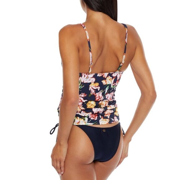 Jets Australia By Jessika Allen Woman Galleria Crossover Floral-Print Bikini Top - Picture 11 of 11